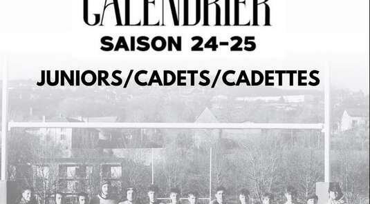 calendrierdes matchs  cadets-juniors-cadettes